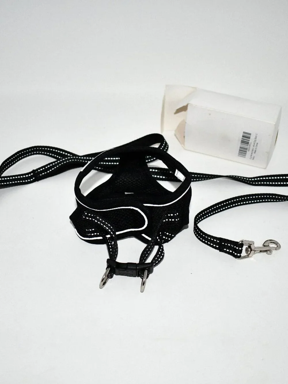 BOOMIBOO No Pull Dog Harness & Leash Set, Black, XS, Reflective, NWT